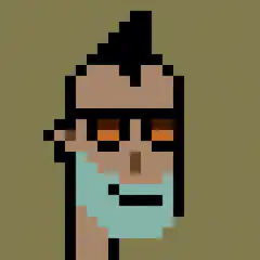 pixel art man with sunglasses and beard