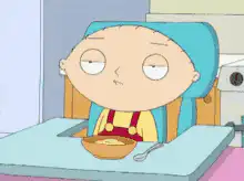Stewie puts gun in mouth