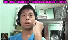 Nostr nsec npub mistake rip