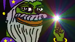 Gandalf Pepe casting magic spell