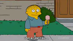 Ralph Wiggum ice cream brain