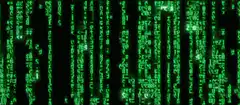 Matrix digital rain code