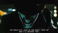 Rorschach from Watchmen
