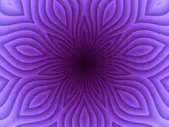 Purple and blue psychedelic mandala animation