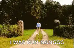 I was run-nanggg