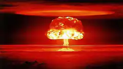 nuclear explosion mushroom cloud