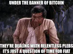 Under the banner of bitcoin