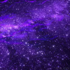 Purple galaxy space background