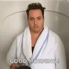 Man spills coffee on himself