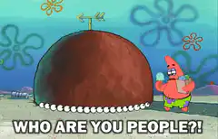 Patrick Star Who Are You People