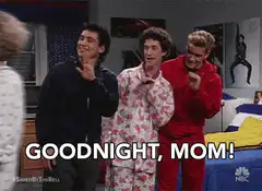 Saved by the Bell goodnight mom dance