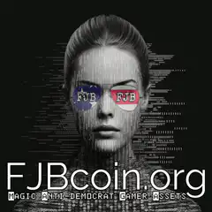 FJB Coin Woman with Binary Code