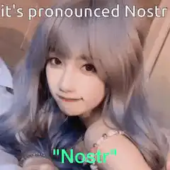 Girl clarifies Nostr pronunciation