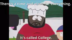 Chef making a time and place for everything