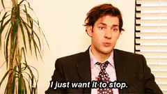 John Krasinski I just want it to stop