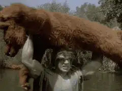 Hercules throws bear into sky
