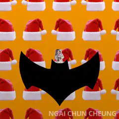 Batman Santa Astronaut