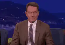 Bryan Cranston nodding