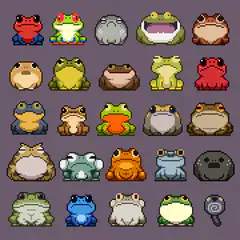 pixel art frog sprites