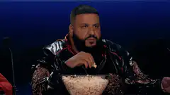 DJ Khaled eating popcorn