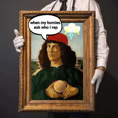 When my homies ask who i rep bitcoin
