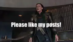 Hulk zaps Loki for likes