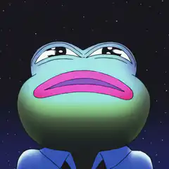 Pepe the Frog looking up and falling