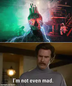 That's amazing I'm not even mad