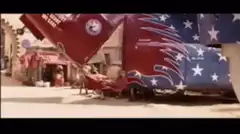 American Hummer in desert market