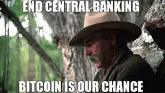 Man in Hat Bitcoin Is Our Chance