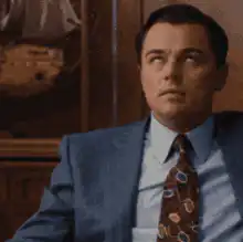 Leonardo DiCaprio fist pump and cough