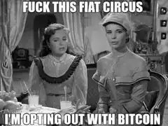 Two Women Opting Out With Bitcoin