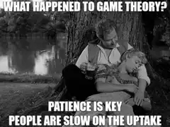 What happened to game theory patience is key