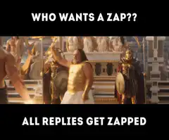 Zeus offers a zap