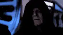Emperor Palpatine smirking