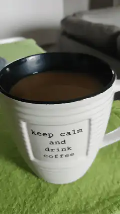 keep calm and drink coffee mug