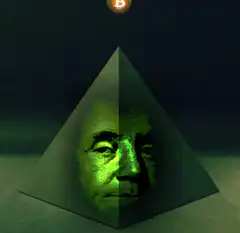 Bitcoin pyramid shatters into glitch