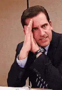 Michael Scott facepalm