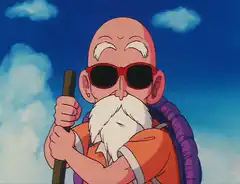 Master Roshi with sunglasses