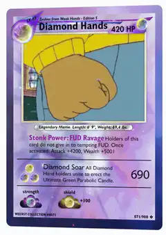 Diamond Hands Pokemon Card Animation