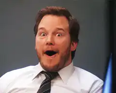 Chris Pratt shocked face