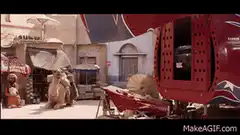 Star Wars Tatooine Market Chase