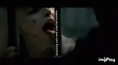 Joker laughing with text
