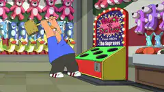 Peter Griffin smashes carnival game
