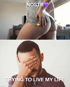 Nostr twerking facepalm