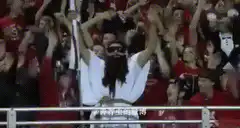 Crowd wave at stadium