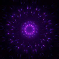Purple fractal mandala animation