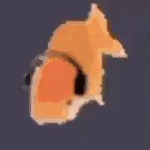 pixel art goldfish bobbing