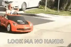 Toddler driving toy car no hands