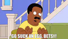 Cleveland Brown Go Suck An Egg Betsy